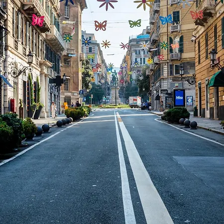 Piazzacorvettouno Luxuryapartment 70 Mq Pieno Centro * ג'נובה